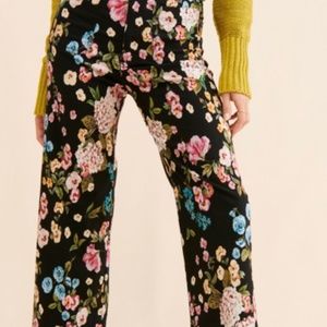 Anthropologie Mauve Colette Cropped Wide Leg Pant